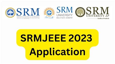 srm application form 2023